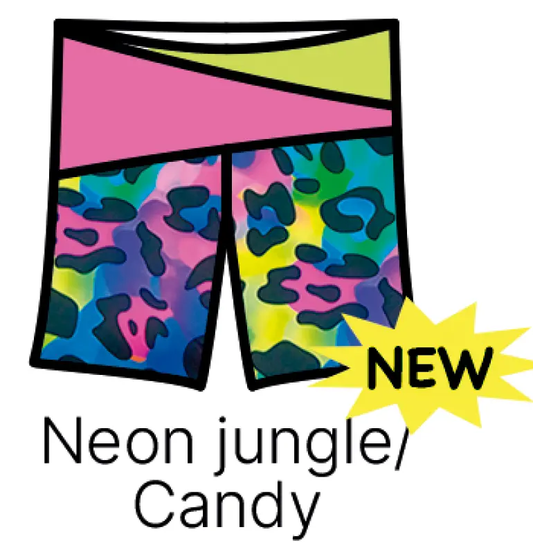 [DB012p(Neon jungle/Candy,XL)] DB012p Adult (XL, Neon jungle/Candy)