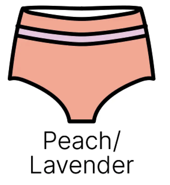 [DB003(Peach/Lavender,XL)] DB003 Adult (XL, Peach/Lavender)